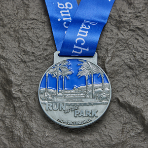 Medallas Deportivas Redondas de Metal Personalizadas, Galvanizadas en Oro 3D, para Premios de Competición de Baloncesto, Carrera y Caminata - Product Image 6