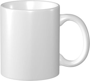 Tazas de Café de Cerámica Modernas Blancas de Porcelana de 11 oz al por Mayor, con Logotipo Personalizado Impreso por Sublimación, Muestras Gratis - Product Image 2