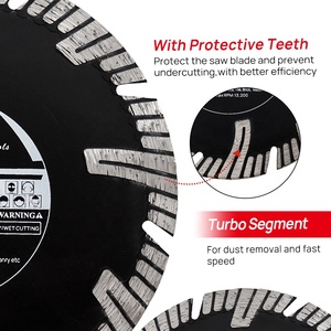4.5/5/7/9Inch Kim Cương Phân Đoạn Saw Blade Cắt Công Cụ Cắt Mài Đĩa Cho Đá Granite Thạch Anh Với Bảo Vệ Răng - Product Image 4