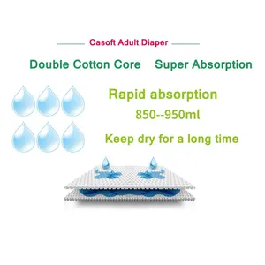 Vente en gros OEM couches jetables Xl à support plastique <span class=keywords><strong>vintage</strong></span> à ruban unique très absorbant pour adultes - Product Image 4