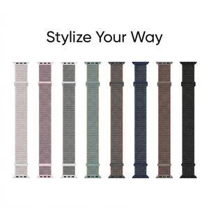 Cinturino Colorato in Nylon per <span class=keywords><strong>Apple</strong></span> <span class=keywords><strong>Watch</strong></span> Serie 10 46mm 42mm Serie <span class=keywords><strong>8</strong></span> <span class=keywords><strong>7</strong></span> 45mm 41mm SE 3 Ultra 2, Cinturino Sportivo Intrecciato per Donne - Product Image 2