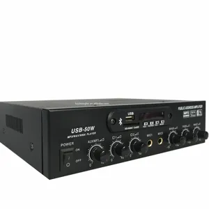 PA Amplifier แรงดันคงที่คงที่ Impedance Amplifier USB-50A