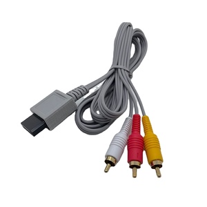 1,8 m para consola <span class=keywords><strong>Wii</strong></span> <span class=keywords><strong>Cable</strong></span> AV <span class=keywords><strong>Cable</strong></span> <span class=keywords><strong>compuesto</strong></span> 3 RCA para consola <span class=keywords><strong>Wii</strong></span> <span class=keywords><strong>Cable</strong></span> de vídeo RCA <span class=keywords><strong>Cable</strong></span> de Audio y vídeo - Product Image 1