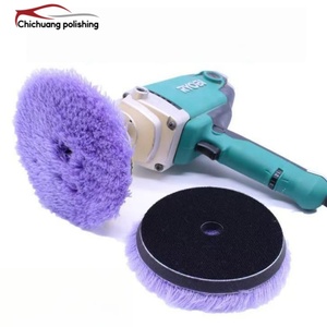 CHICHUANG CC-600 Polisseuse de voiture à double <span class=keywords><strong>action</strong></span> 6 pouces, abrasive moyenne 800/1000 grains, avec fixation auto-agrippante, pour polissage de <span class=keywords><strong>laine</strong></span> et finition haute brillance - Product Image 6