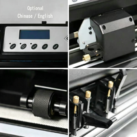Traceur de découpe vinyle 720 pour autocollants et films de transfert thermique, avec port USB et série en option, découpe de contour, multilingue