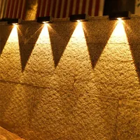 Lámpara de Pared LED Solar para Exteriores, Impermeable, para Terraza, Jardín, Valla, Pared Exterior
