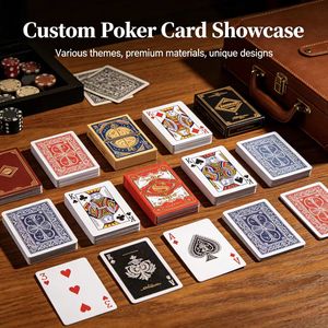 Cartes de poker en plastique PVC OEM avec logo personnalisé imprimé, fabrication en usine - Product Image 3