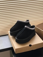 Bottes de neige confortables et imperméables pour femmes 2026, de haute qualité, avec semelle épaisse, style pantoufle, en polaire et fourrure, sans talon, modèle Muffin Botto