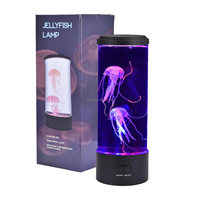 Lampe LED Fantasy Jellyfish Color Changing Jellyfish Lava Tank Aquarium Lamp USB Battery Power Relaxing Mood Night Light