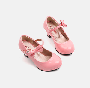 Zapatos de Tacón Rojos para Niñas, Zapatos de Princesa para Actuaciones Escolares, Baile, Zapatos Mary Jane para Niñas - Product Image 5