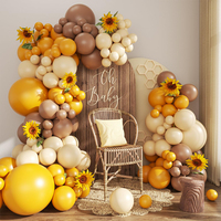 Nouveau style de décoration pour la maison, kit d'arche de ballons pour anniversaire, mariage, baby shower, Noël, Thanksgiving, ballons en feuille et en latex, marque MIQI