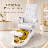 Fauteuil de pédicure électrique de luxe avec bassin pour les pieds, base en marbre, personnalisable, pour salon de manucure, spa, canapé de beauté, canapé de massage
