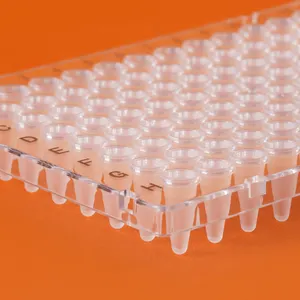 実験室医療コニカルプラスチックハーフスカート遠心管0.1Ml96穴マイクロプレートPcrチューブプレート