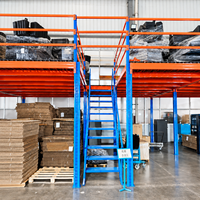 Étagère de grenier, étagère de mezzanine, plateforme de stockage en acier pour le stockage en vrac de petits articles en entrepôt