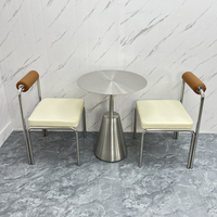 Meubles de restaurant commerciaux modernes personnalisables, table de bar pliable en bois, table de café, design industriel, hôtels, ateliers