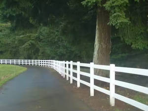 Valla <span class=keywords><strong>de</strong></span> PVC <span class=keywords><strong>de</strong></span> vinilo para caballos, 4 rieles para jardín al aire libre, seguridad, plástico blanco, <span class=keywords><strong>madera</strong></span>, sin escalada, 3D, 2M, barata, 4 rieles, valla blanca - Product Image 3