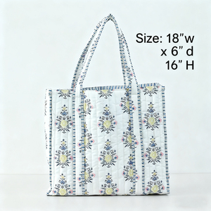 Retro Hoa Mô Hình Thiết Kế Vai Du Lịch Mua Sắm Túi Tùy Chỉnh In Logo Womens Bông Vải Tote Túi - Product Image 3