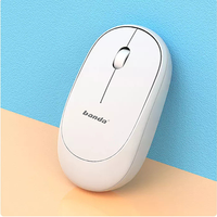 Souris sans fil USB pour ordinateur portable, ultra-mince, ergonomique, portable, mini-souris 2.4g, pour ordinateur portable, bureau, entreprise, tout-en-un