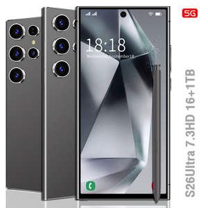 Smartphone S26Ultra 5G con Schermo HD+ <span class=keywords><strong>da</strong></span> 7,3 Pollici, 16GB+1TB di Memoria Espandibile, Android 15, Ricarica Rapida, Telefono <span class=keywords><strong>da</strong></span> <span class=keywords><strong>Gaming</strong></span> - Product Image 1