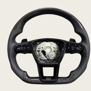 Super Offre Volant en Fibre de Carbone Véritable pour <span class=keywords><strong>Audi</strong></span> A4 A7 B9 R8 RS RS3 S3 S4 S5 S4 RS4 A5 RS5 RS6 Q5 Q7 Q3 A3 A6 S4 B8 <span class=keywords><strong>TT</strong></span> C8 - Product Image 1