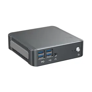 Yeni üst mini pc i7 10510U 64GB DDR4 RAM Win10 pro Fan palmiye bilgisayar i5 10210U HD2.0 tipi C UHD grafik 620 M.2 SSD 4K HTPC