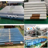 0,6MM 2,0m X 25Y Wasserdichter Rutschfester Glatter PVC-Vinylbodenbelag in Rollen für Hotel, Krankenhaus, Schule, Werkstatt, Wohnzimmer, Innenbereich
