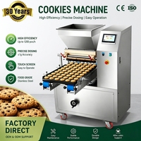 Ligne de production de biscuits moelleux commerciaux avec moules rotatifs pour des biscuits croustillants et moelleux