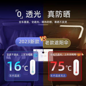 Parasol Curvo para Coche, Tipo Sombrilla, para Parabrisas Delantero, Color Plata Titanio, Retráctil, Aislamiento Térmico, Protección Solar - Product Image 2