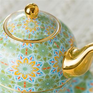 Set da Tè Pomeridiano Turco Arabo in Porcellana, Teiera e Tazza con Piattino in Bone China per Una Persona - Product Image 6