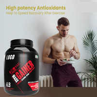 Prix inférieur Supplément de fitness Musculation Gain de masse sérieux Poudre de protéine de lactosérum Gainer de masse