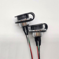 Conector de Alimentación GX16 GX20 de 4 Pines para Montaje en Panel, Conjunto de Cableado, Conjunto de Cable de Alimentación con Conector GX16