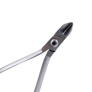 Pince à couper les fils orthodontiques en acier inoxydable avec poignée ergonomique pour la chirurgie dentaire - Product Image 3