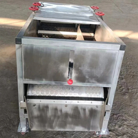 Hoogproductieve automatische champignonstengel-snijmachine, champignonpoottrimmer, grote capaciteit voor champignonverwerkingsbedrijven