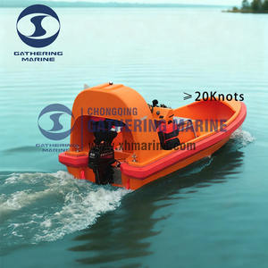 Perahu Penyelamat Cepat Oranye 6m untuk 15 Orang Sesuai Standar SOLAS - Product Image 5