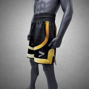 Shorts de boxe de qualité supérieure pour hommes, en satin résistant et durable, idéal pour l'entraînement de boxe et les arts martiaux - Product Image 4