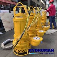 Pompe à boue submersible électrique Hydroman avec agitateurs pour le sable et les sédiments, élimination de la boue