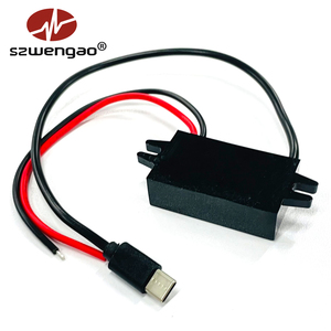 Convertisseur abaisseur de tension DC-DC 8-32V <span class=keywords><strong>12V</strong></span> 24V vers <span class=keywords><strong>5V</strong></span> 3A pour voiture, chargeur d'alimentation <span class=keywords><strong>USB</strong></span> Type-C 15W pour téléphone portable et iPad - Product Image 2