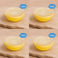 Conteneur alimentaire jetable TeGuan durable en PP de qualité alimentaire, inviolable, avec fermeture sécurisée, compatible micro-ondes, 10 oz, boîte de préparation de repas moderne multi-usage