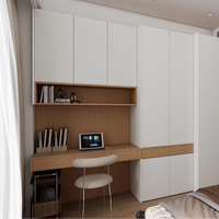 Armoire blanche simple et moderne pour petits espaces et appartements, mobilier écologique pour la maison avec rangement pour vêtements