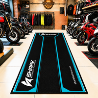 Tapis personnalisés pour moto, tapis en nylon antidérapant pour garage, atelier, salle d'exposition, décoration de club moto