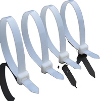 Grande cravate en nylon autobloquante extra longue assez longue pour étrangler un chien 1 M groupée avec une attache de câble en plastique Stover Corn Zip Tie