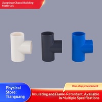 Raccords et accessoires de tuyauterie en PVC pour l'alimentation en eau et le drainage, coudes en T et joints collés, de Zhejiang Jiangshan