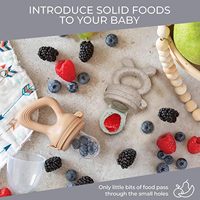 Produits personnalisés pour bébés tétine de dentition en silicone pour nourrissons fruits et légumes frais mangeoire pour bébé tétine en silicone pour bébés fruits