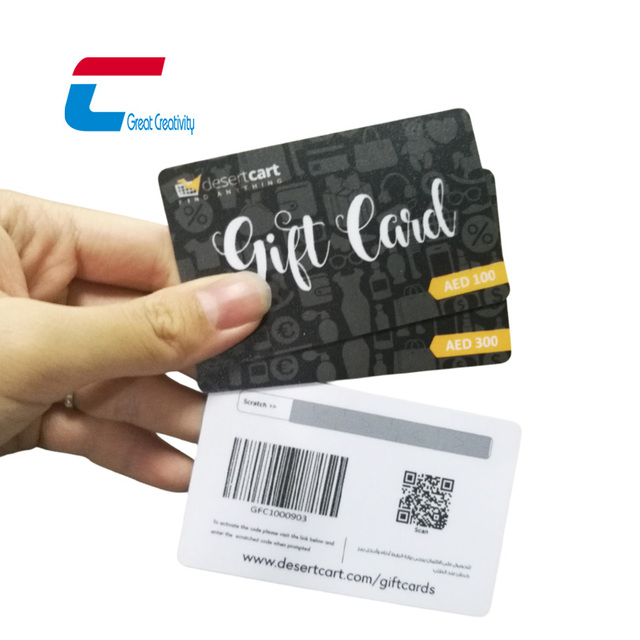 Customized Offset Printing Logo Magnetic PVC Business Card VIP Voucher Scratch Gift Card Signature Strip CMYK Colors Film