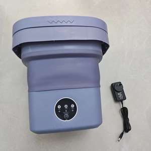 Nouvelle <span class=keywords><strong>machine</strong></span> à laver portable pliable de 8 L à haute capacité 2026, <span class=keywords><strong>machine</strong></span> à laver électrique pour chaussettes, sous-vêtements, serviettes - Product Image 4