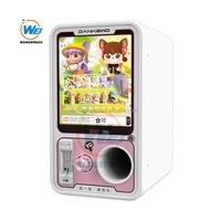 Máquina Expendedora de Juguetes WANGERBAO, Dispensador de Cápsulas Gacha, Mini Exhibidor de Pósteres Metálicos, Funciona con Monedas, para Mayores de 6 Años, para Gachapon de 60-100 mm