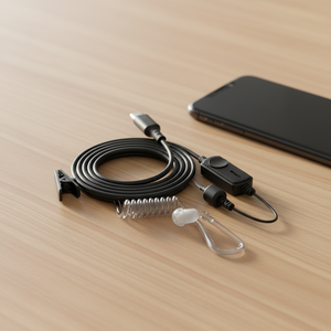 Commercio all'ingrosso OEM anti-radiazioni aria tubo <span class=keywords><strong>cuffie</strong></span> <span class=keywords><strong>per</strong></span> uso all'ingrosso emf protezione cablata aria tubo auricolari <span class=keywords><strong>con</strong></span> <span class=keywords><strong>microfono</strong></span> TYPE-C <span class=keywords><strong>Jack</strong></span> - Product Image 1