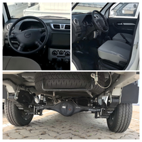 Camionnette double cabine Dongfeng à bas prix, 4x2, nouvelle camionnette légère 2T Euro 5, camionnette de fret à essence avec climatisation automatique