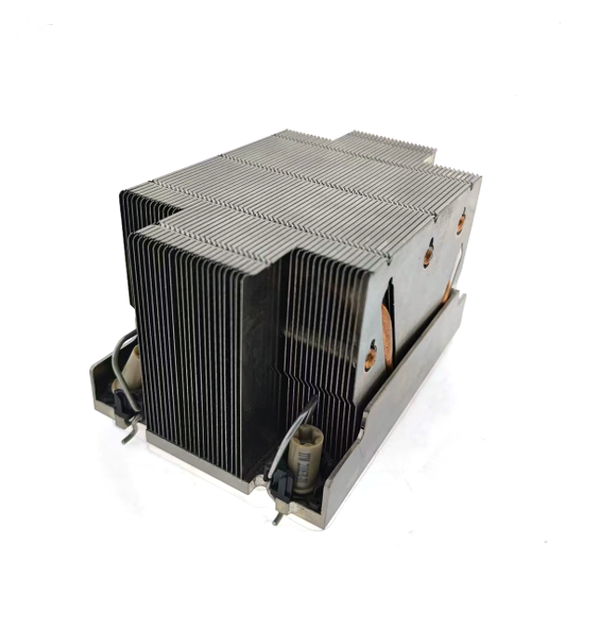 High TDP 205W 2U CPU Cooler Heatsink, 4 Copper Heat Pipes + Aluminum Stacked Fin for Intel Xeon LGA4189 Server Cooling