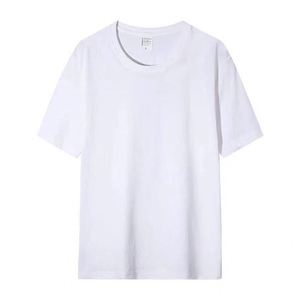 T-shirts unisexes à col rond en tricot, multicolores, 100% coton, anti-rétrécissement/anti-plis/anti-boulochage, doux, confortables, motif uni, écologiques - Product Image 6